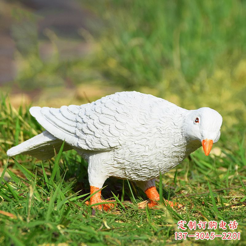 漯河中领雕塑:传递和平与爱的和平鸽雕塑