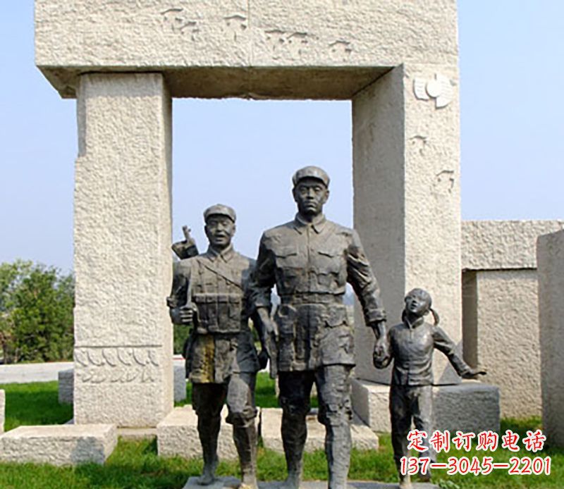 漯河红军公园雕塑,精致而独特