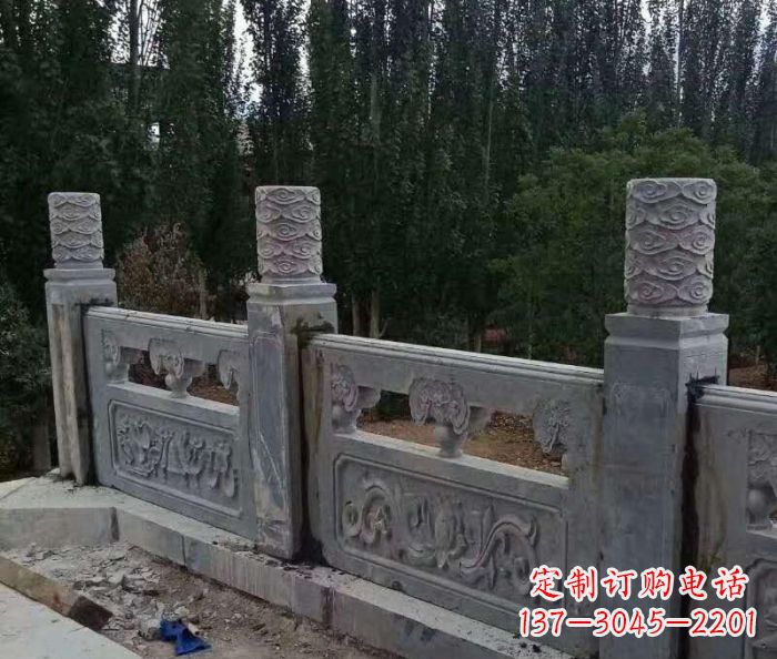 漯河定制石质护城河栏板雕塑