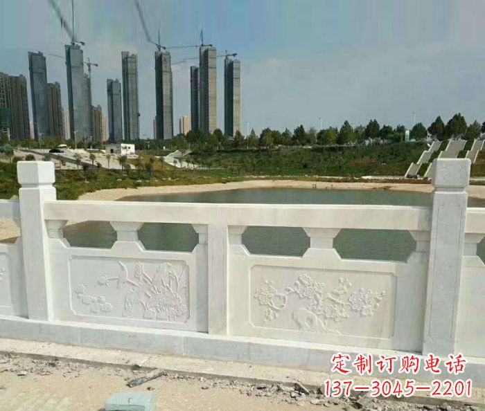 漯河护城河建筑石雕栏板,精美绝伦