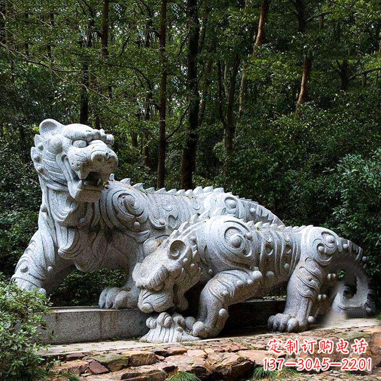 漯河花岗岩老虎雕塑是中领雕塑定制厂家专门为客…