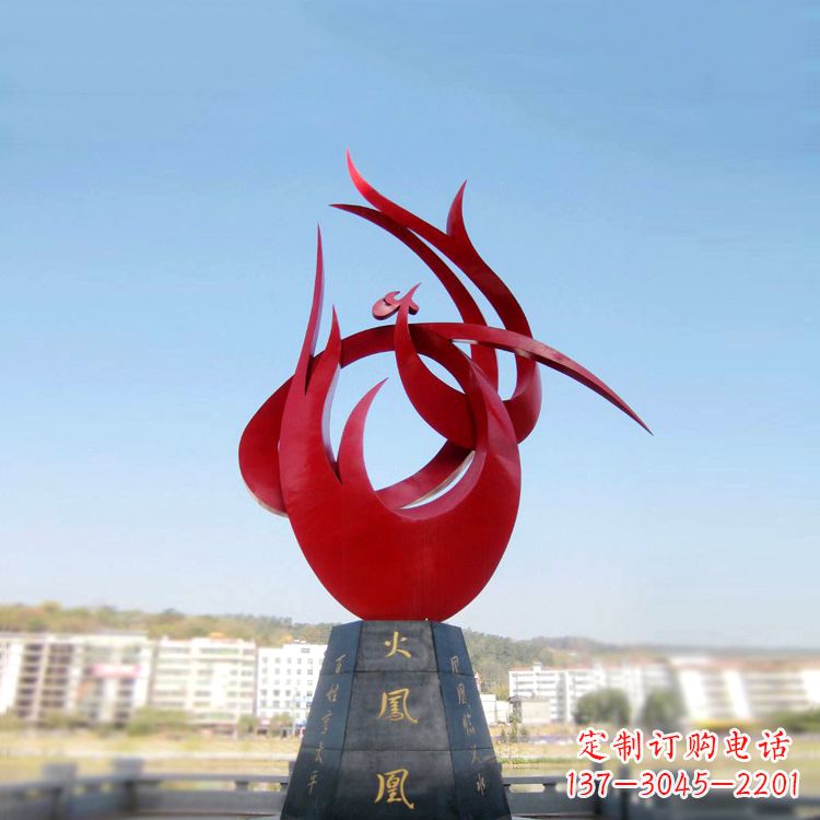 漯河火凤凰不锈钢雕塑