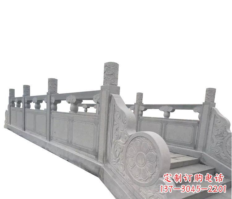 漯河中领雕塑精美的大理石栏板石雕