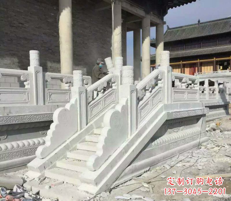 漯河大理石栏板石雕,精美绝伦,让建筑锦上添花