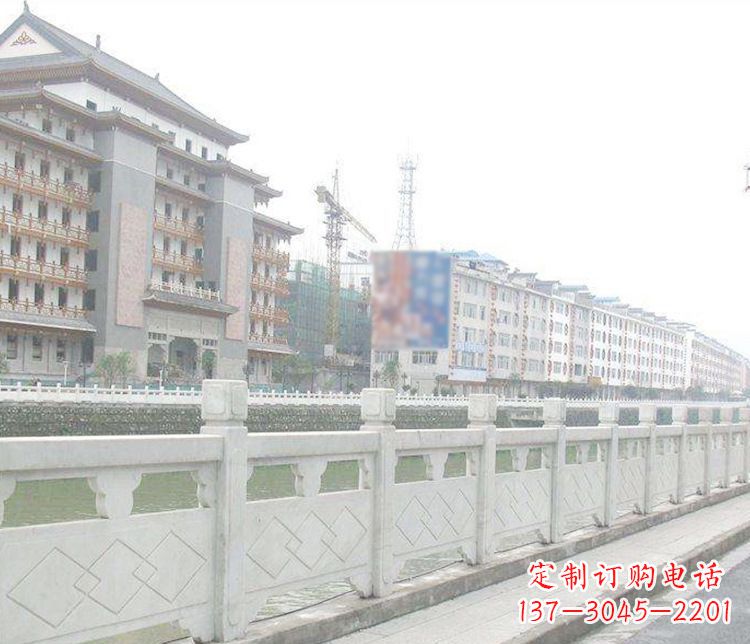 漯河流光溢彩的大理石栏板石雕