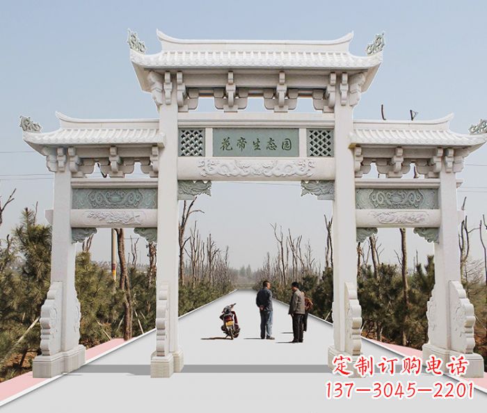漯河精美牌坊雕塑,定制你的独一无二