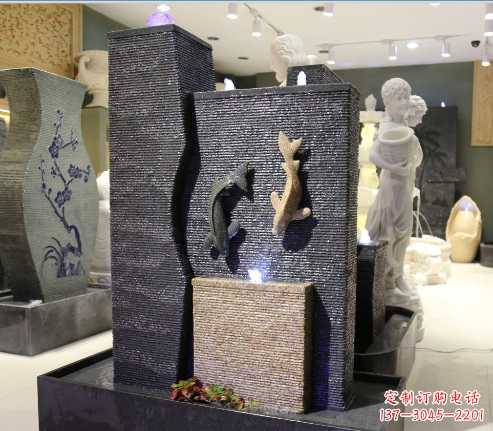 漯河九龙太子石雕喷泉——精巧绝伦的喷泉雕塑