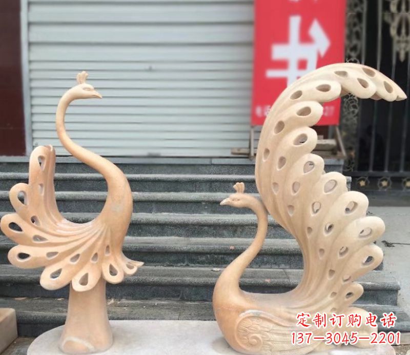 漯河中领雕塑专业提供独特精致的孔雀石雕塑,以…