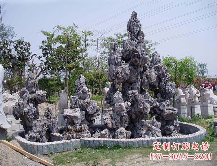 漯河灵璧石奇石假山