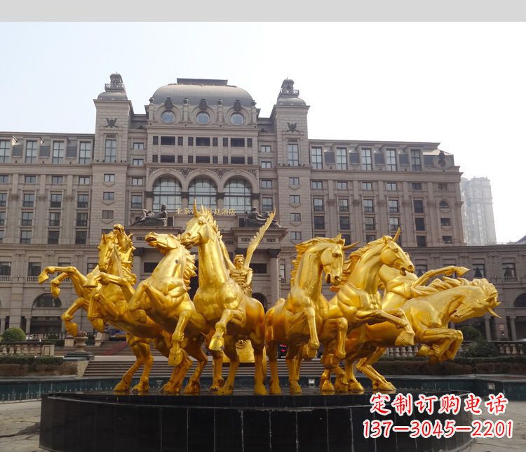 漯河马动物铜雕，令您流连忘返