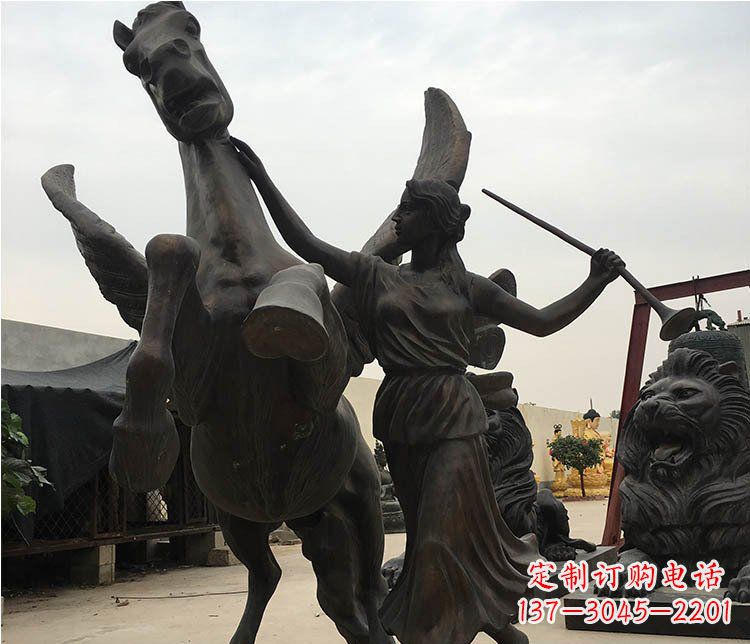 漯河精美马动物铜雕摆件