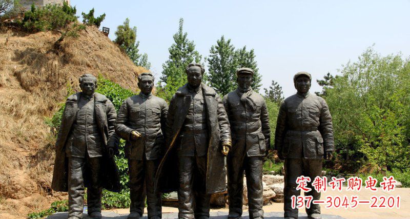 漯河传承历史，永记心间——中领雕塑毛主席人物铜雕