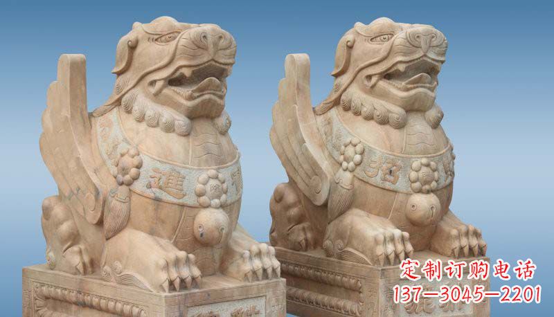 漯河门口招财进宝貔貅石雕