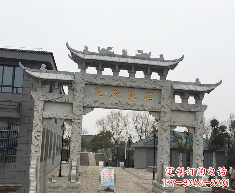 漯河精美牌楼石雕,精致雕琢精美臻品