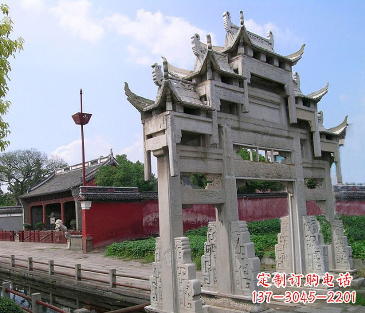 漯河专业大型牌坊石雕制作