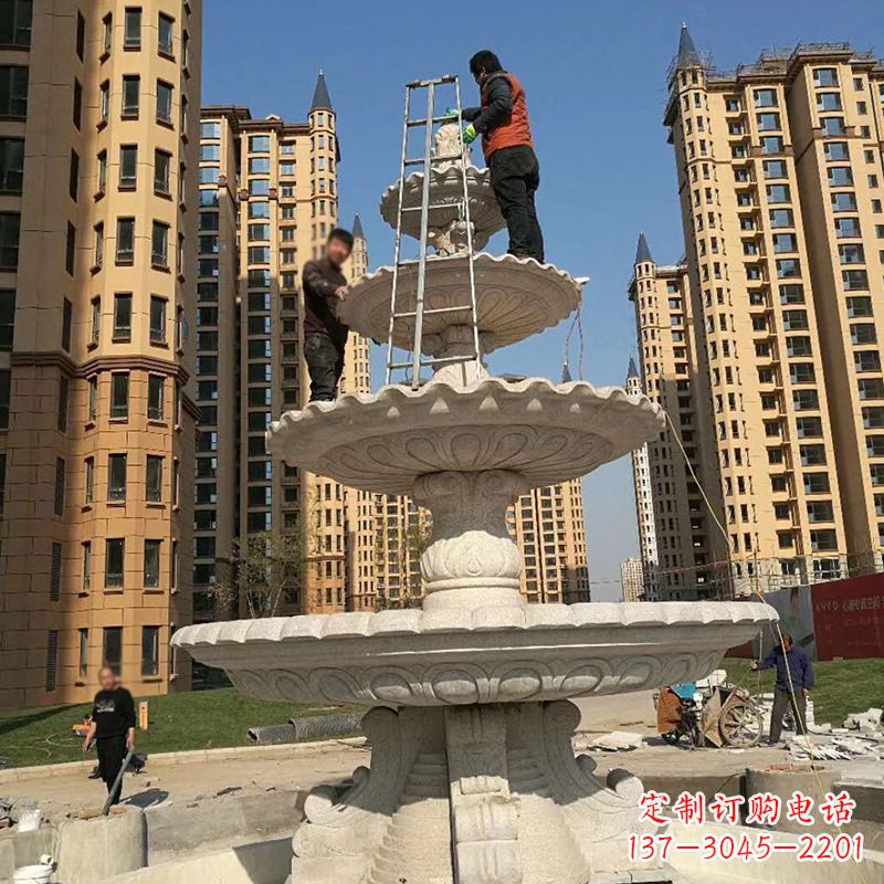 漯河欣赏经典，九龙喷泉雕塑
