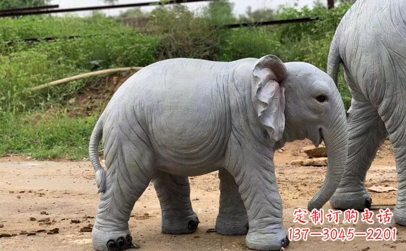 漯河青石大象雕塑,典雅而又时尚