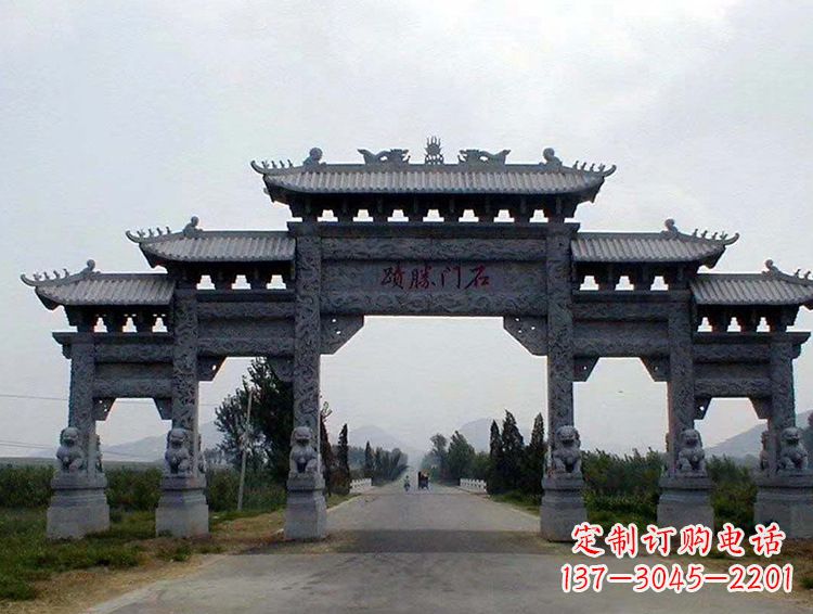 漯河石牌坊 斗楼