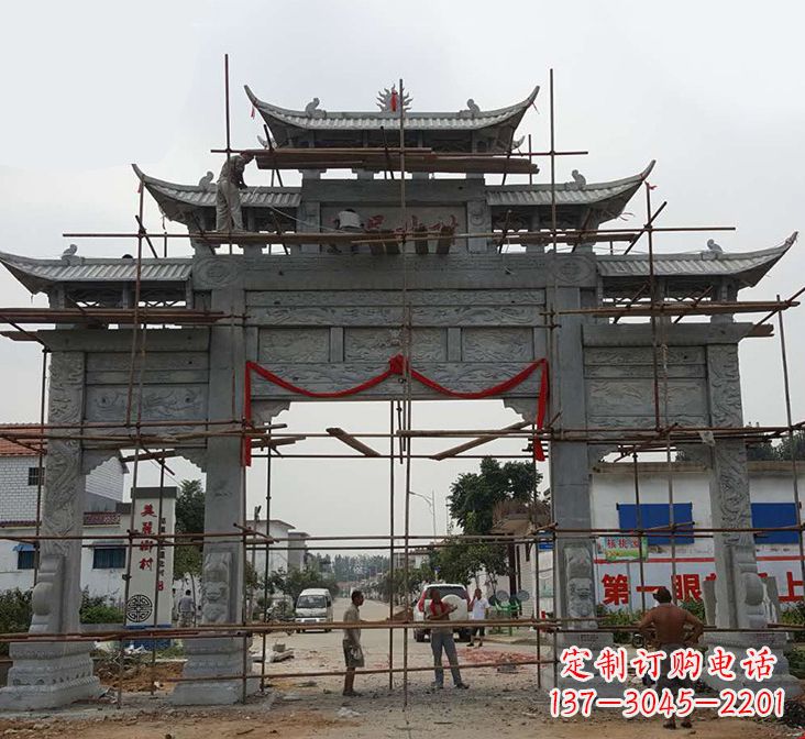 漯河石牌坊雕塑
