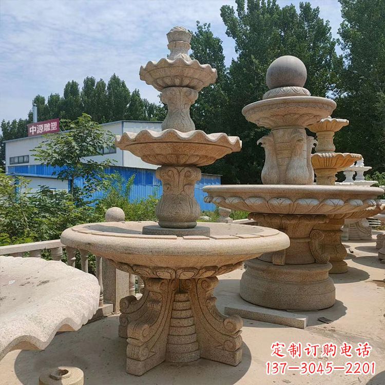 漯河石喷泉 石雕刻