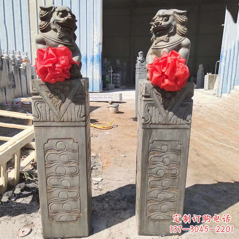 漯河石狮子栓马桩