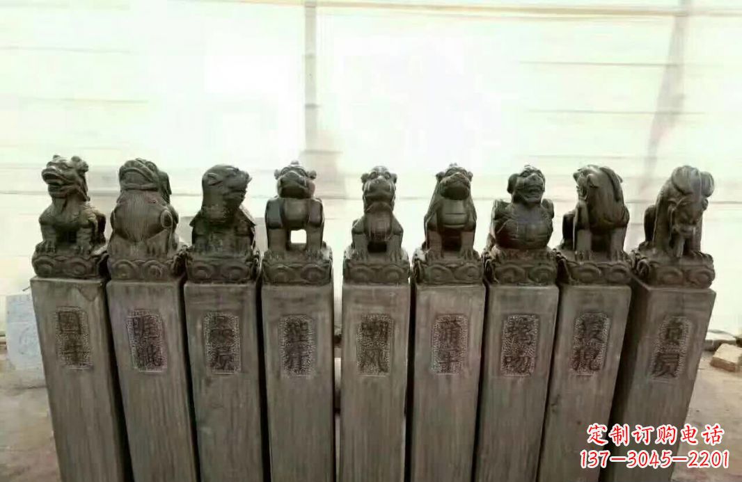 漯河栓马桩石雕