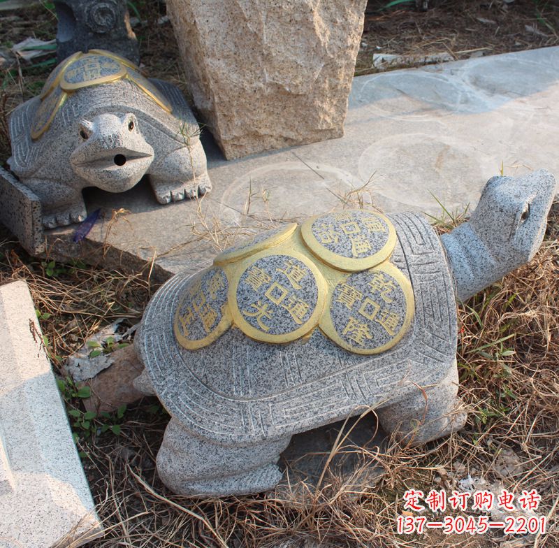 漯河水池乌龟石雕