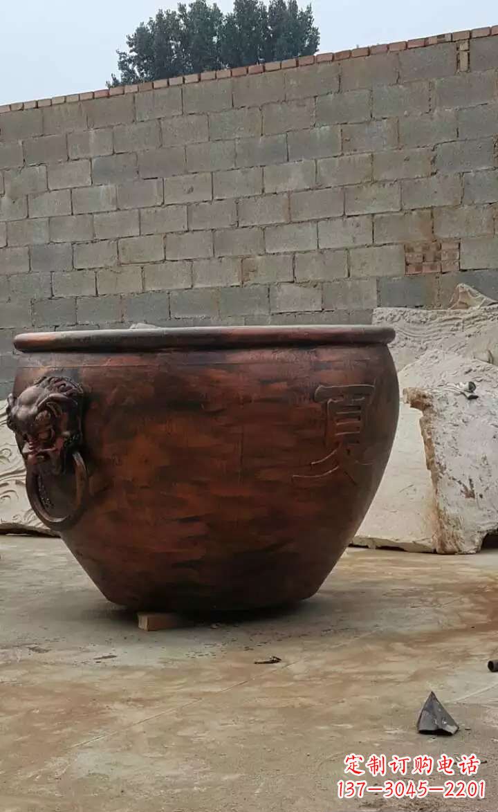 漯河水缸铜雕