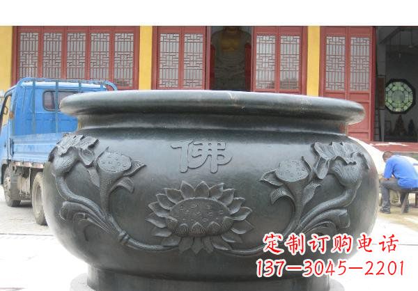 漯河水缸寺庙铜雕 (2)