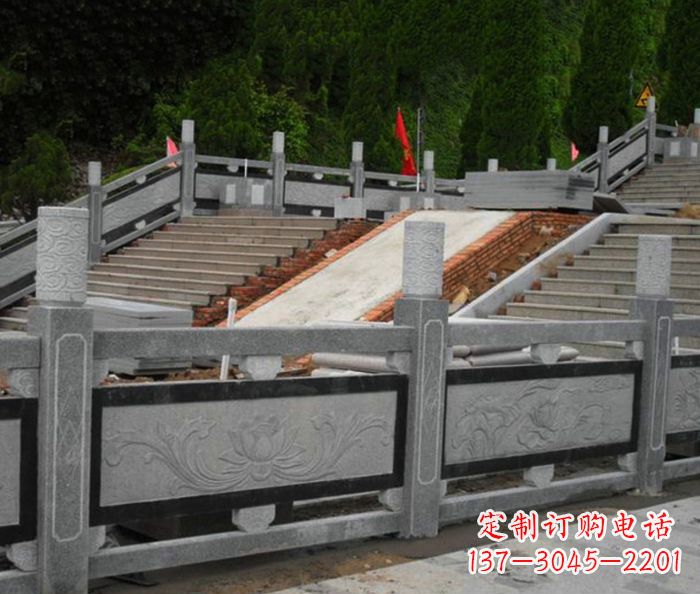 漯河寺庙景观仿古石栏板 (2)