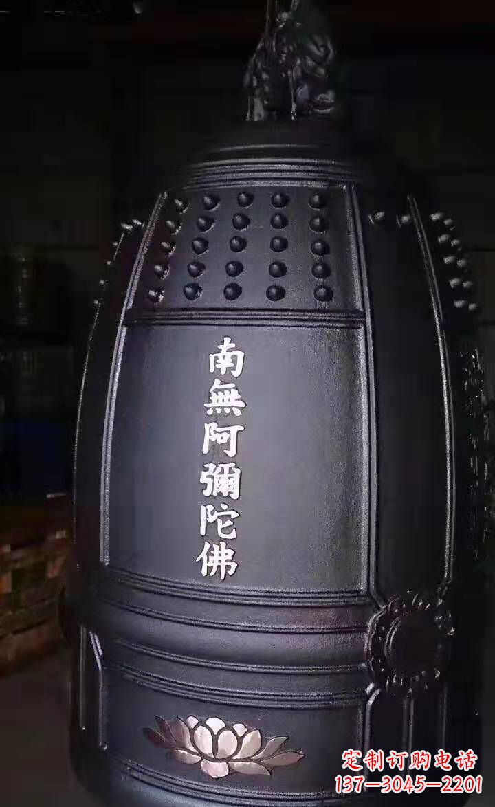 漯河寺庙铜钟雕塑户外景观雕塑