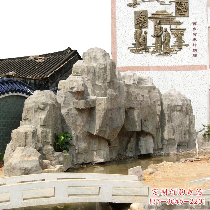 漯河塑石假山雕塑