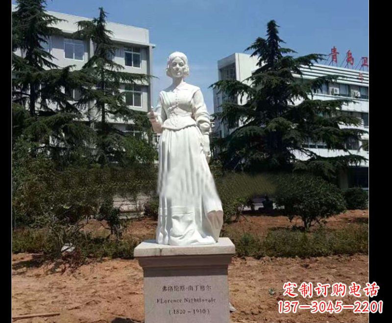 漯河提灯天使弗洛伦斯·南丁格尔石雕 (3)