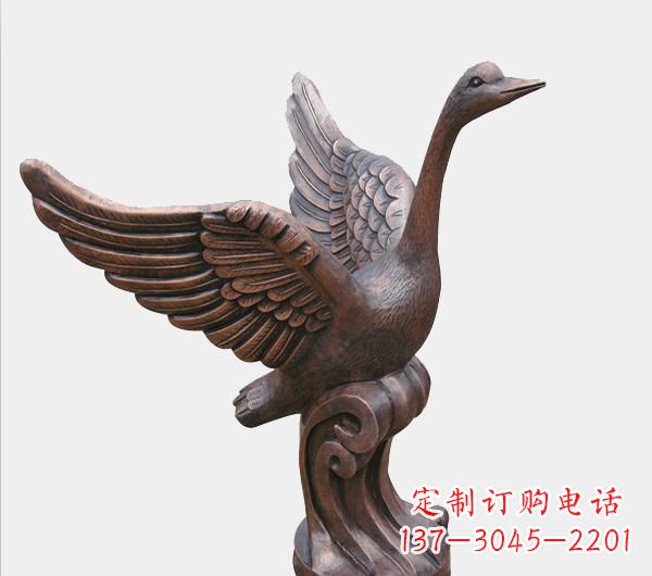 漯河天鹅锻铜雕塑