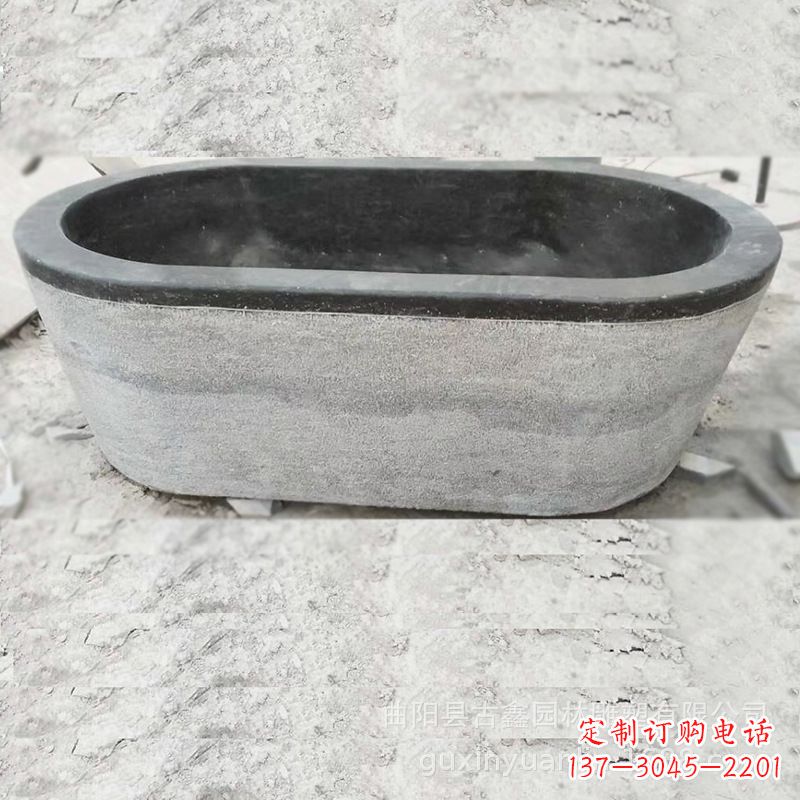 漯河庭院养鱼石雕水槽