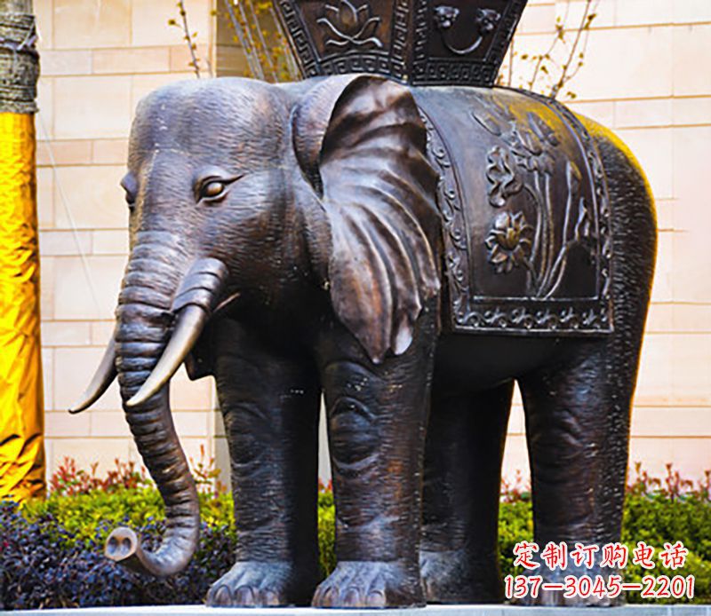 漯河铜雕大象