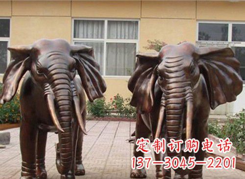 漯河铜雕大象222