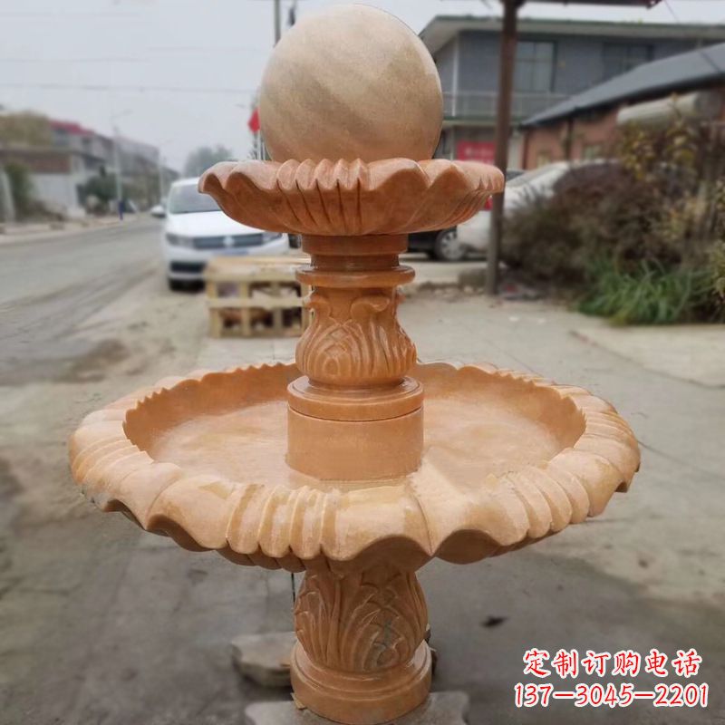 漯河晚霞红风水球