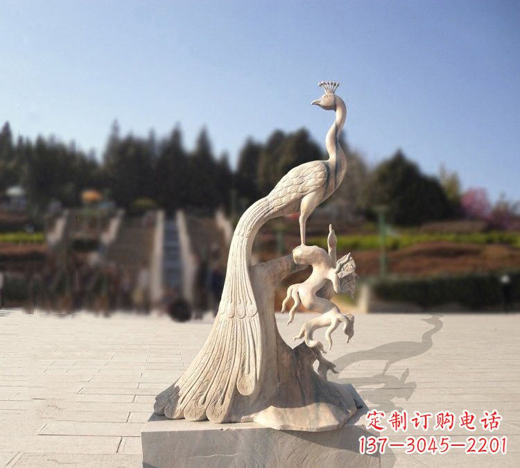 漯河晚霞红孔雀石雕
