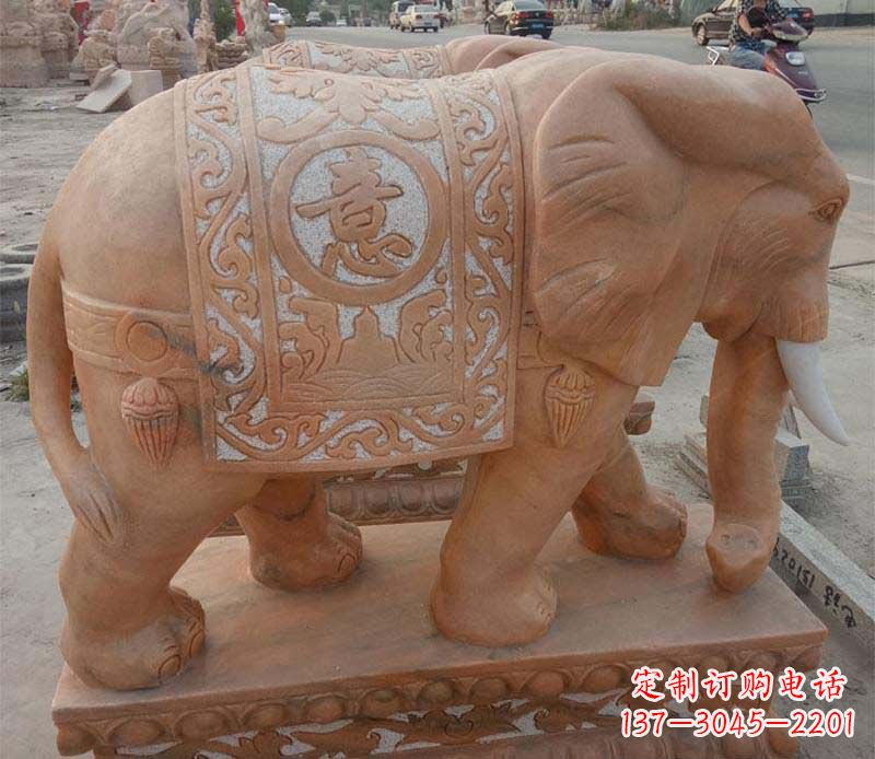漯河晚霞红如意动物大象