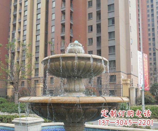 漯河小区景观大理石喷泉石雕
