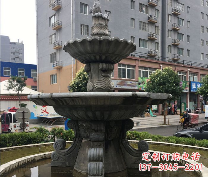 漯河小区景观仿古喷泉石雕