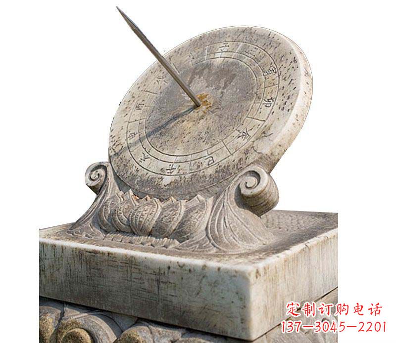 漯河校园大理石日晷景观石雕