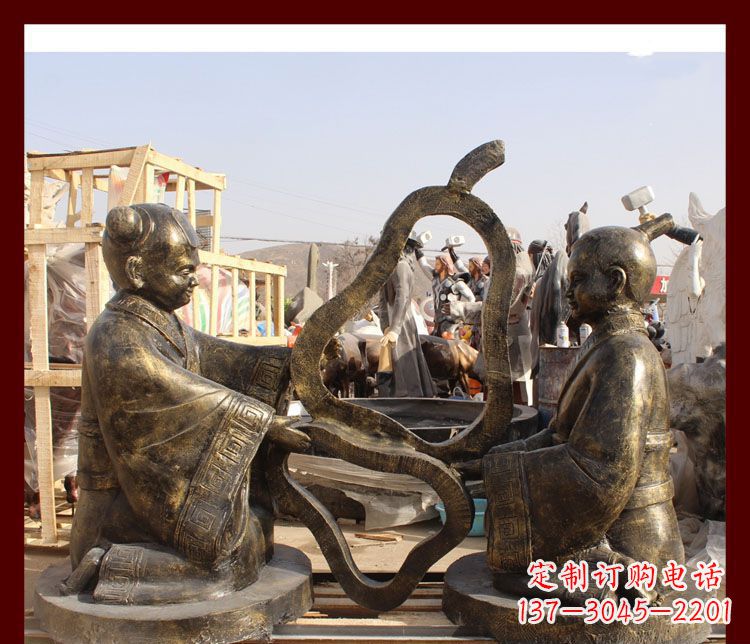 漯河校园孔融让梨铜雕