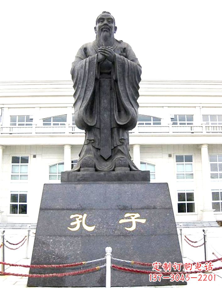 漯河校园孔子雕塑
