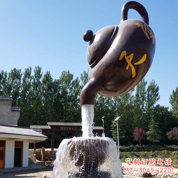 漯河悬空天壶流水喷泉