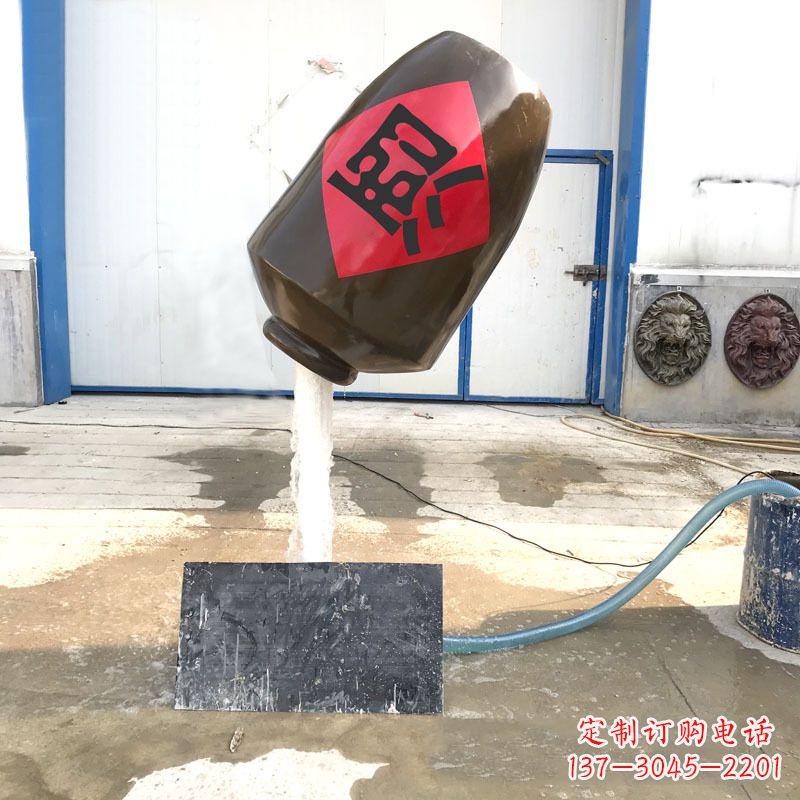 漯河悬空酒壶流水喷泉