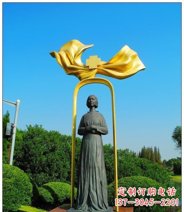 漯河医院南丁格尔名人铜雕