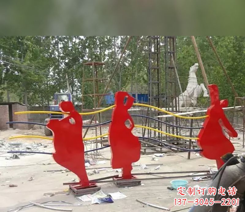 漯河音符剪纸雕塑不锈钢
