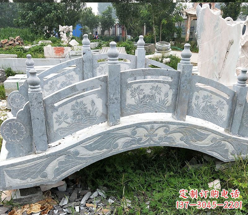 漯河园林仿古石拱桥景观石雕 (3)
